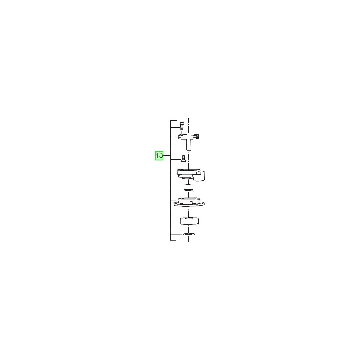  AEG Arbre De Transmission Ponceuse EX150E, EX150ED, EX150ES (200315003)