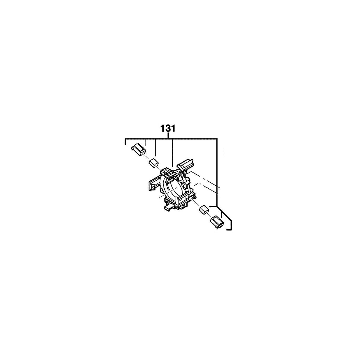  AEG 302393010 Support De Charbons Perforateur KH24, KH25, KH26, KH27
