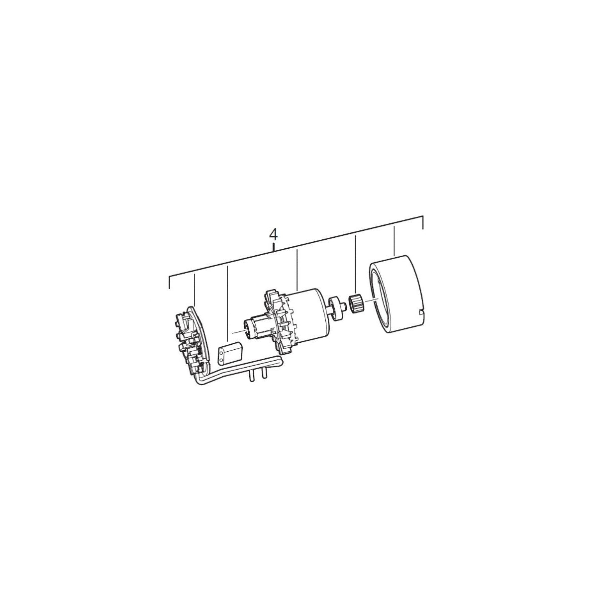  AEG 4931433938 Moteur Perceuse, Visseuse BS18CLI