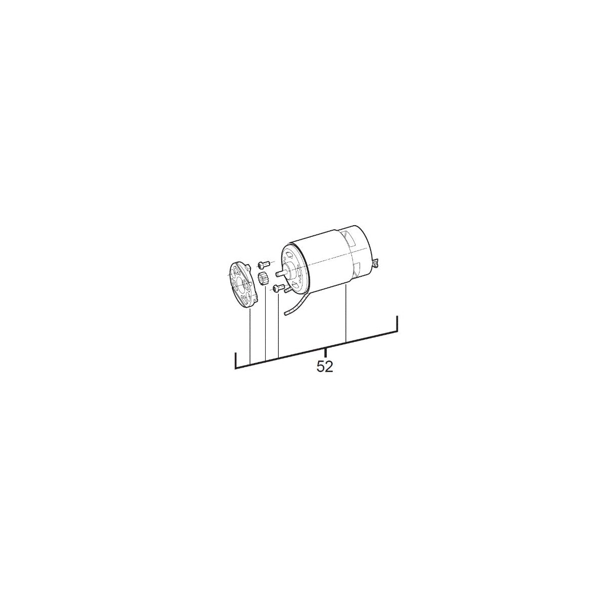  AEG 4931453058 Moteur 12V Perceuse BS12C2LI & BS12C2