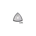  AEG 4932430320 Plateau De Ponçage Multitool Delta 93x93mm