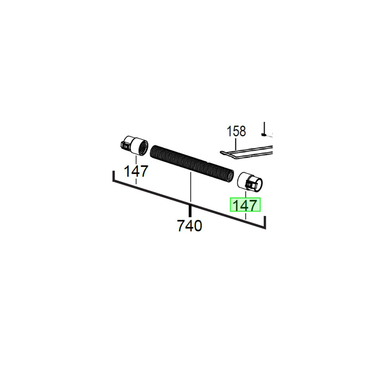  AEG Adaptateur D'aspiration "Click-system" (4931446337)