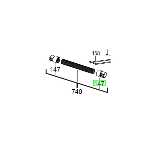  AEG Adaptateur D'aspiration "Click-system" (4931446337)