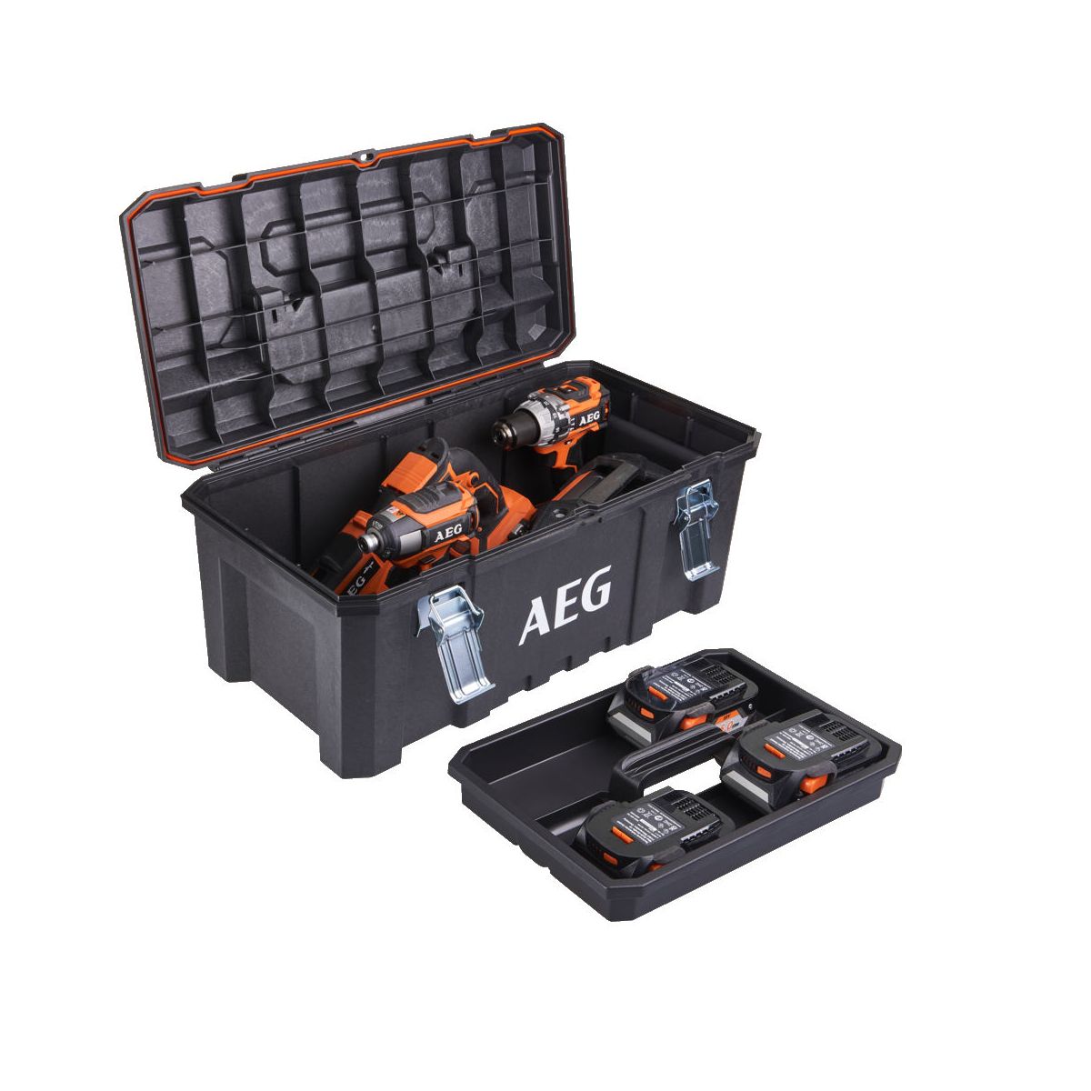  AEG AEG26TB Boite à Outils Grande Capacité 37 Litres (4932471878)