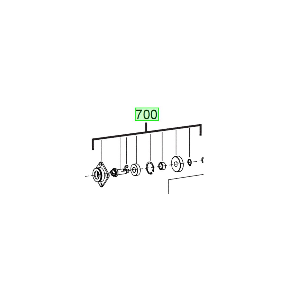  AEG Arbre De Transmission Pour Scie PS254L (4931446374)