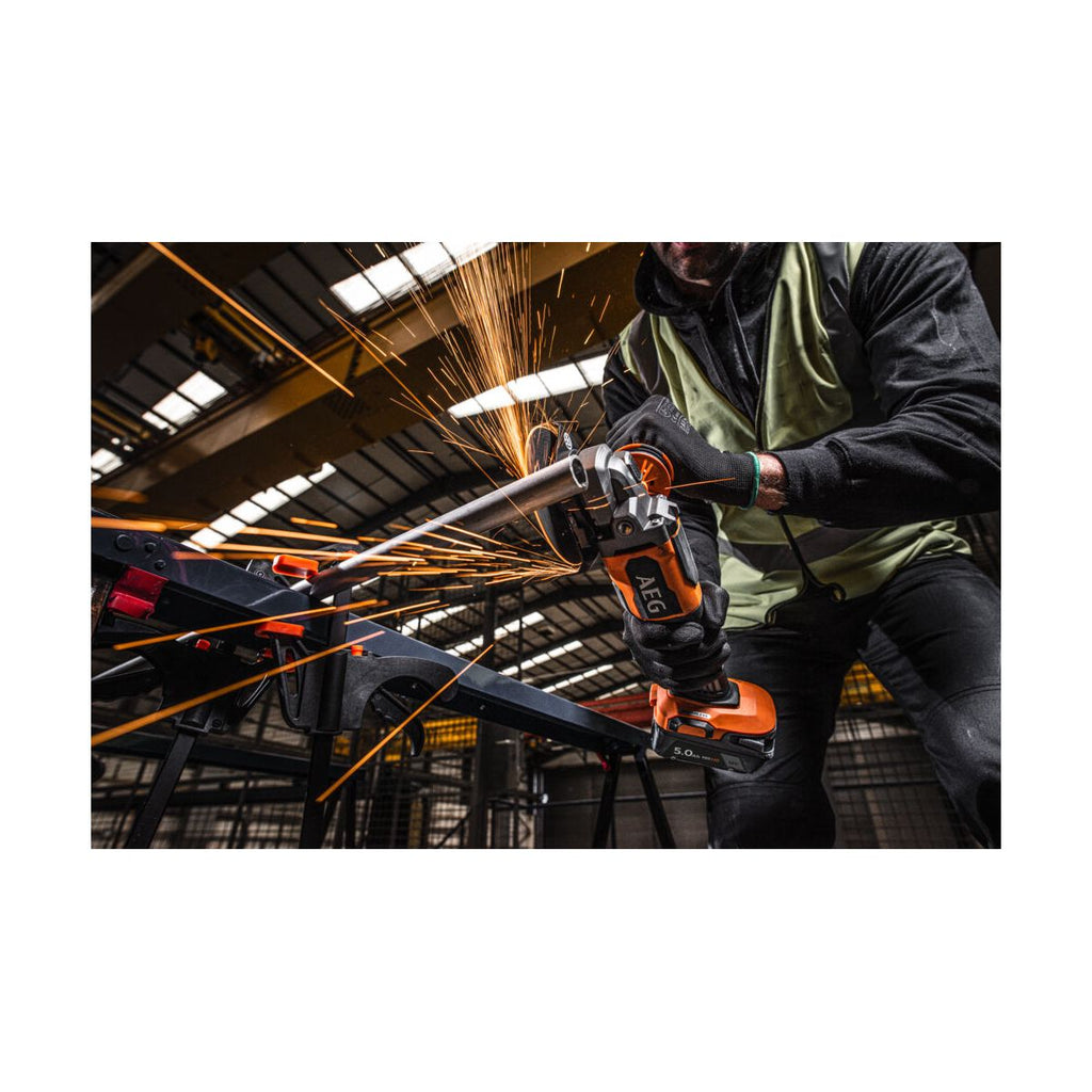  AEG BEWS18-125BLPX2-0 Meuleuse D'angle 125mm Brushless (4935480857)