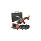  AEG BEWS18-125BLPX2-602C Meuleuse D'angle 125mm Brushless 2x6Ah HD (4935492638)