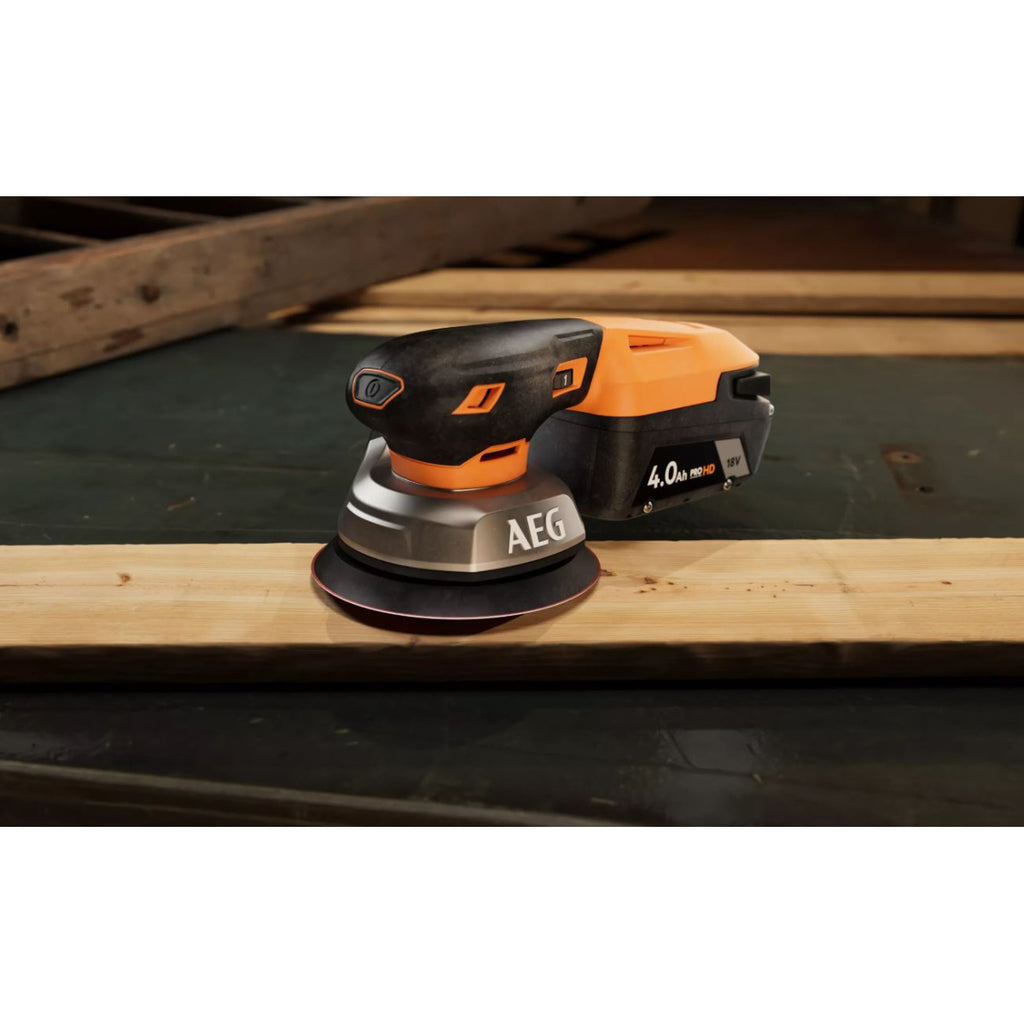  AEG BEX18SBL-125-0 Ponceuse Excentrique ø125mm Sans Fil 18V (4935498212)