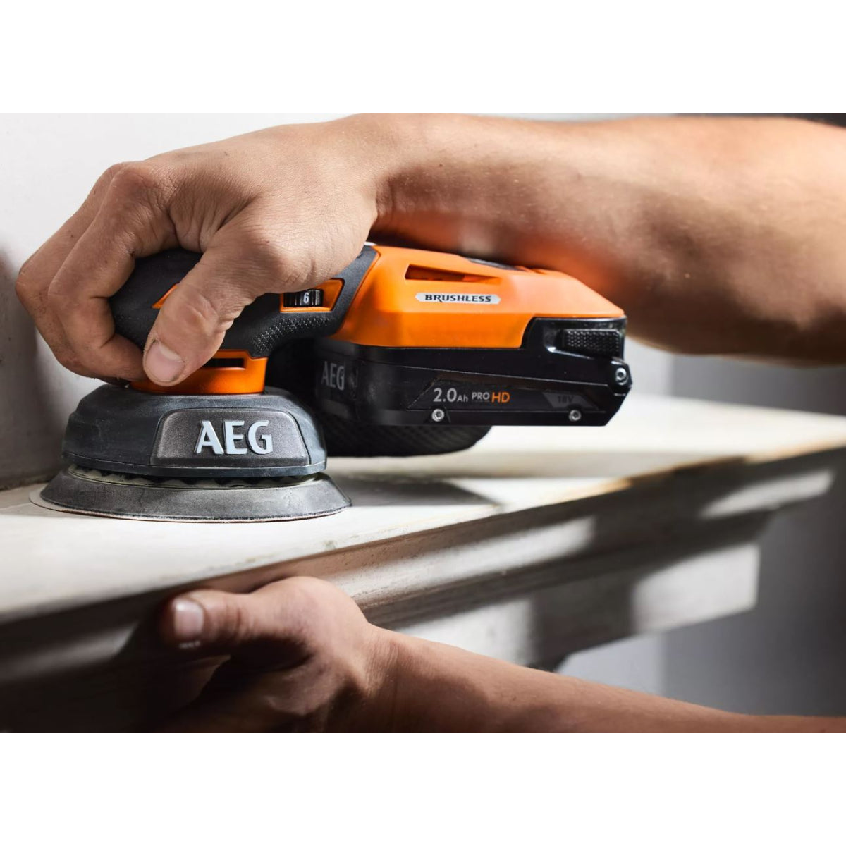  AEG BEX18SBL-125-0 Ponceuse Excentrique ø125mm Sans Fil 18V (4935498212)