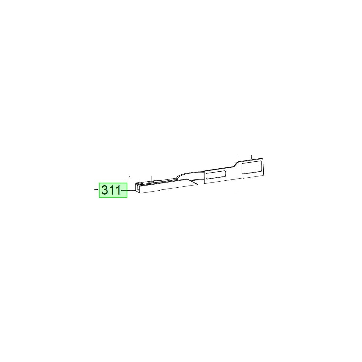  AEG Butée Pour Scie à Coupe D'onglet PS254L (4931453264)
