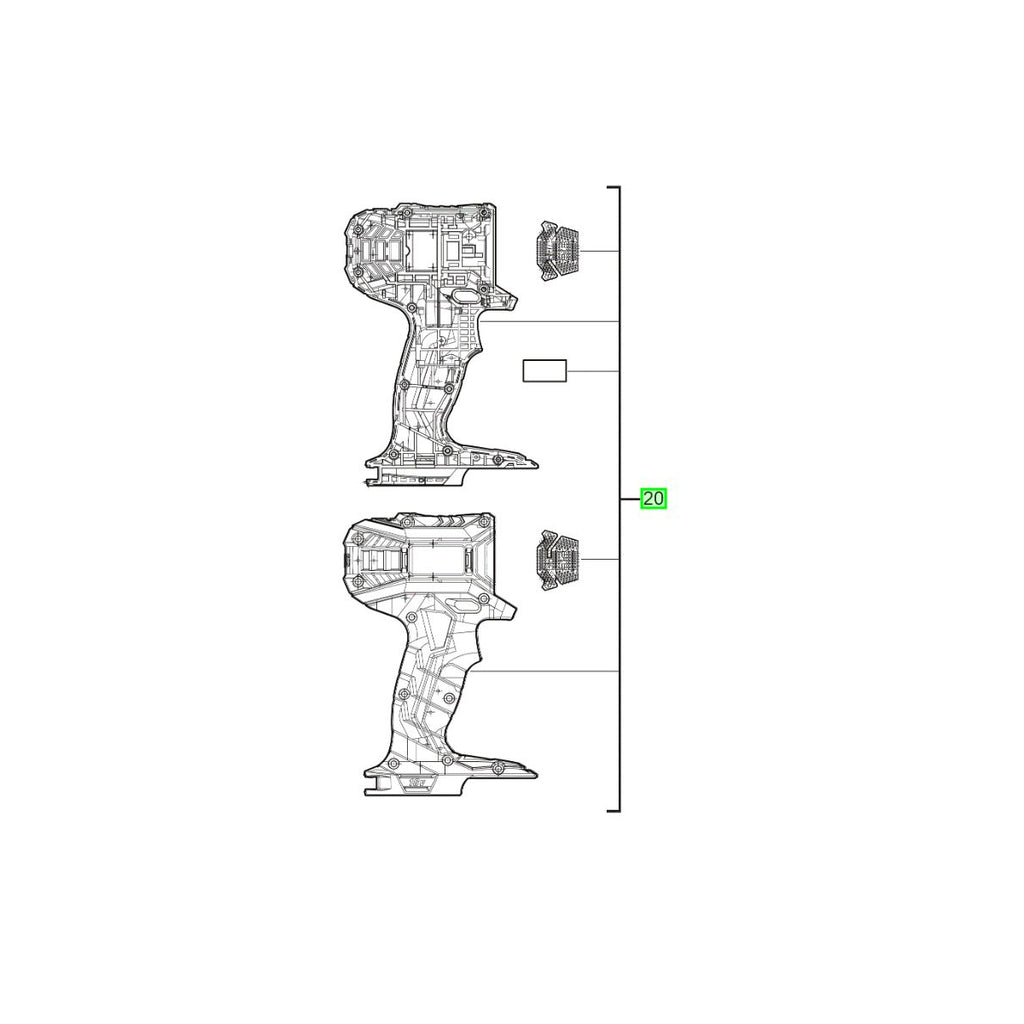  AEG Carter De Perceuse, Visseuse 18V BSB18C2X, BSB18C2 (4931465192)