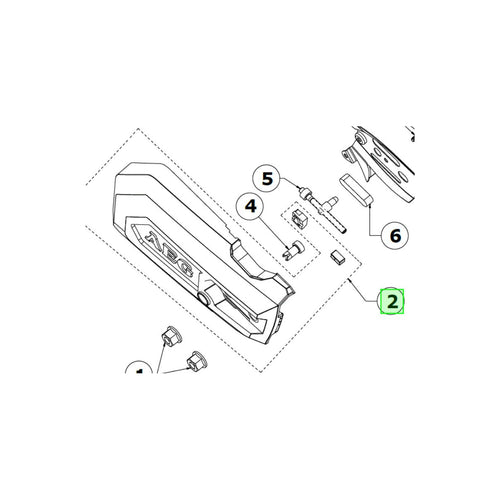  AEG Carter Pour Tronçonneuse ACS18B30 (4931461687)
