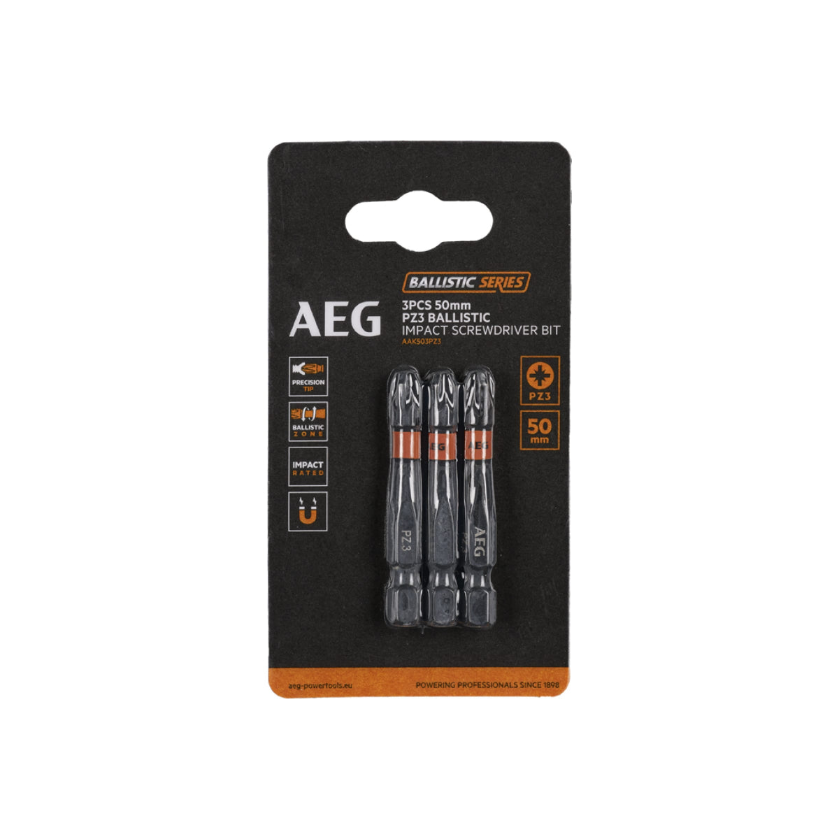  AEG Embouts De Vissage PZ3 50mm Ballistic Series (4932479185)