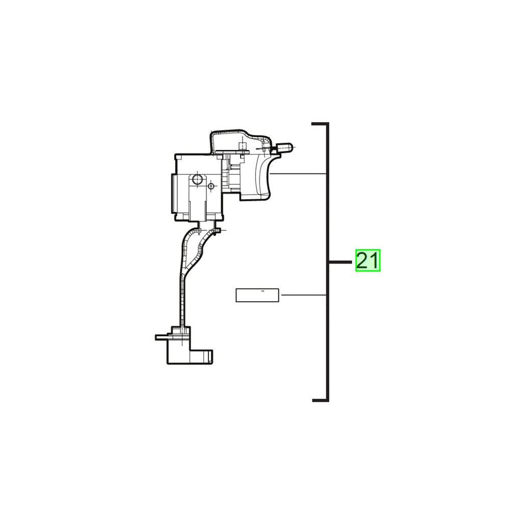  AEG Interrupteur Pour Perceuse BSB18C2XLI, BS18C2LI (4931465186)