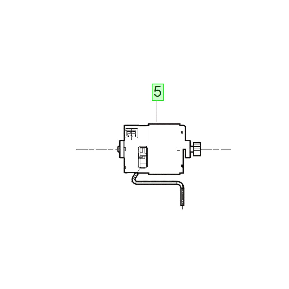  AEG Moteur à Charbons 18V Pour Perceuse BSB18C2XLI, BS18C2XLI, BS18C2LI, BSB18C2LI (4931465181)