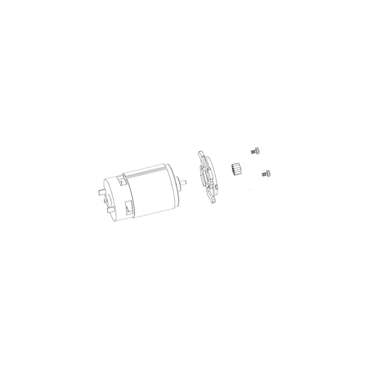  AEG Moteur Complet 12V Pour Perceuse BSB12C2 & BSB12C2LI (4931435835)