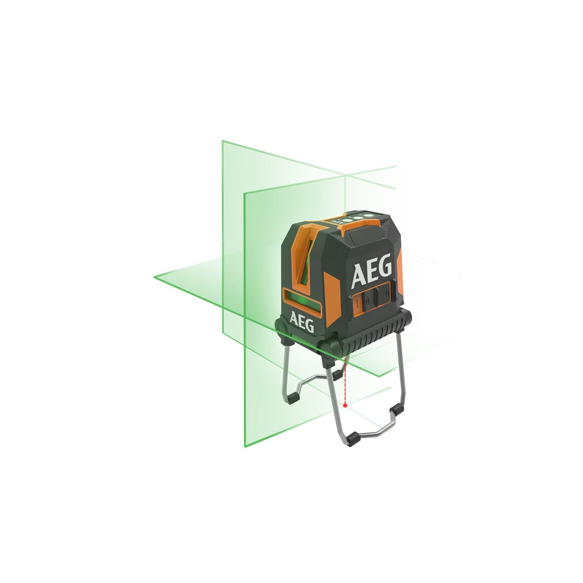  AEG Niveau Laser Croix Vert Avec Point D'aplomb CLG330-K (4935472255)