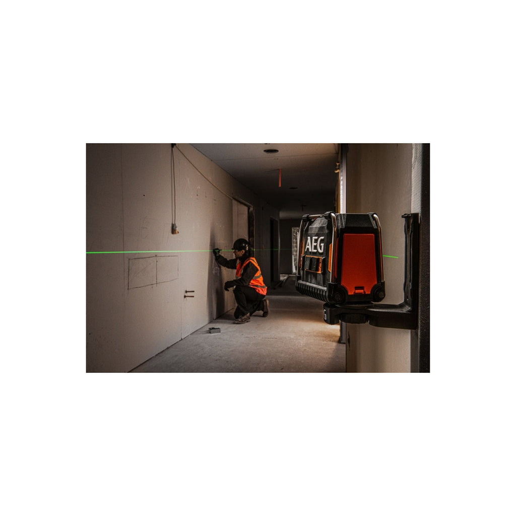  AEG Niveau Laser Croix Vert Avec Point D'aplomb CLG330-K (4935472255)