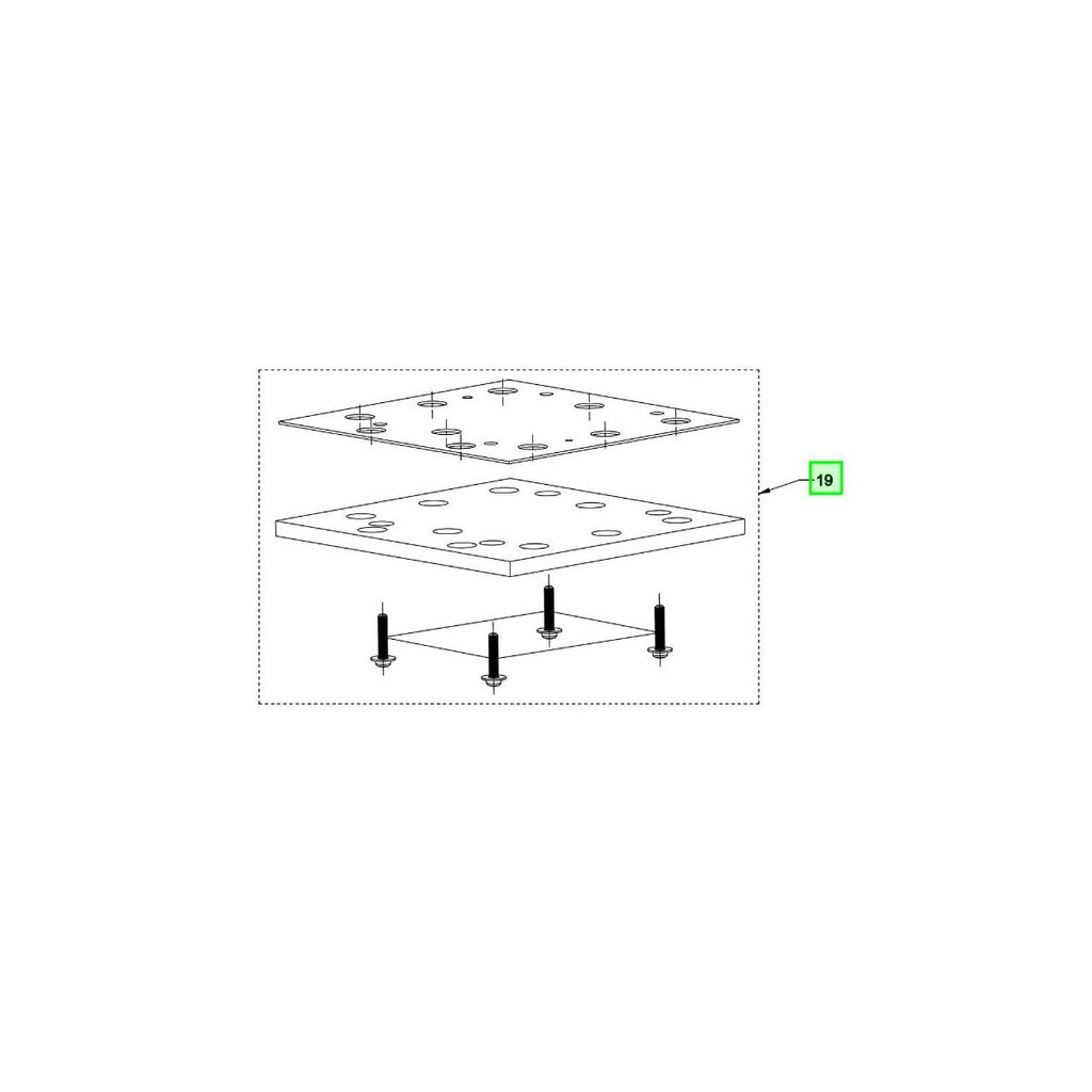  AEG Plateau De Ponçage Rectangulaire Pour Ponceuse BFS18SBL-14 (4931506537)