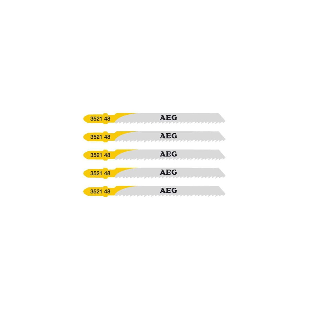  AEG Set De 5 Lames 75mm Bois Pour Scie Sauteuse (4932352148)