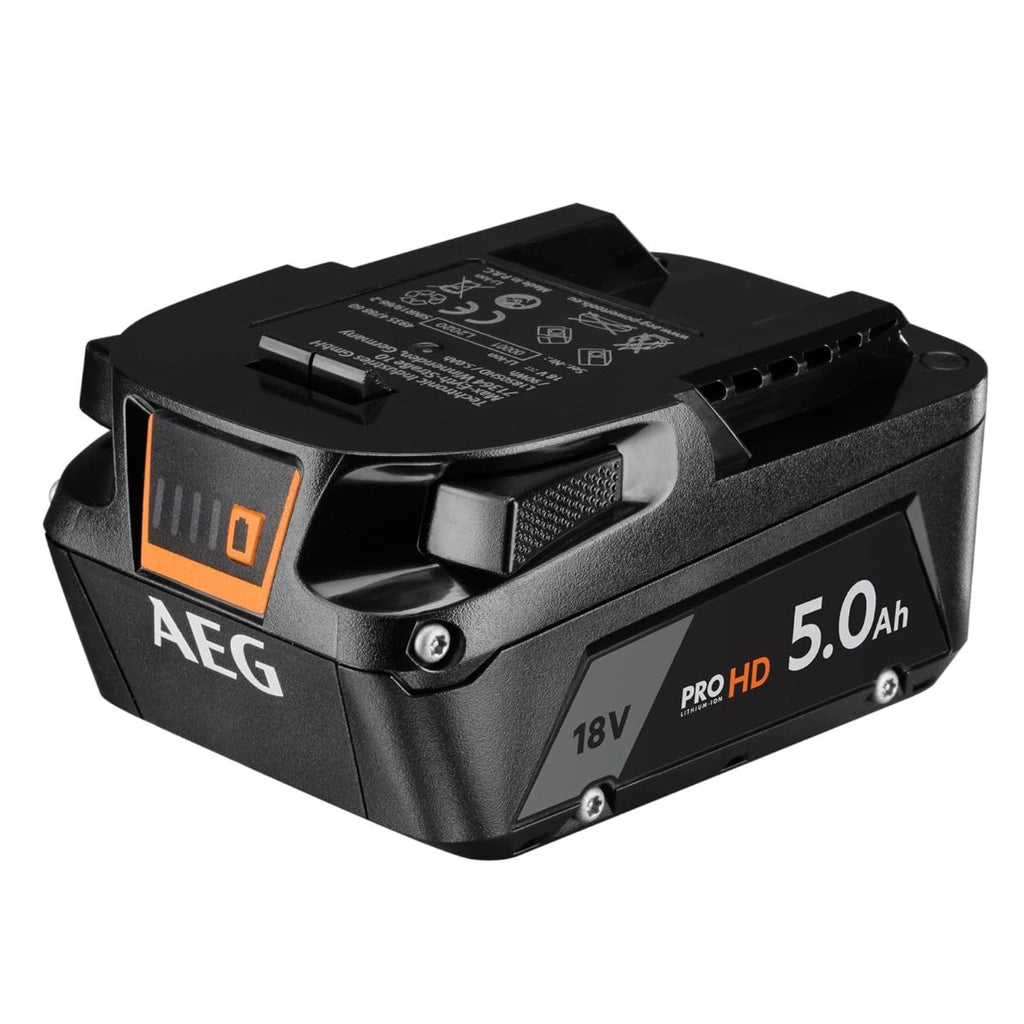  AEG SETLL1850SHD Set De 2 Batteries 18V 5.0Ah HD Avec Chargeur Rapide BL1418 (4935478945)