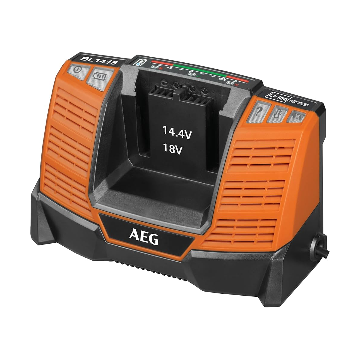  AEG SETLL1850SHD Set De 2 Batteries 18V 5.0Ah HD Avec Chargeur Rapide BL1418 (4935478945)