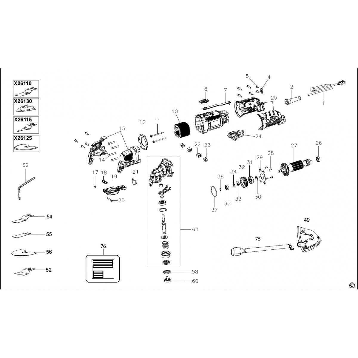  Black Et Decker 90583530 Plateau De Ponçage MT300﻿﻿, MT280 (X32408-XJ)