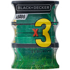  Black+Decker A6486-XJ Lot De X3 Bobines De Fil Reflex Pour Coupe Bordure GL7033, GL8033, GL9035, GL8033, STB3620 (A6486-XJ)