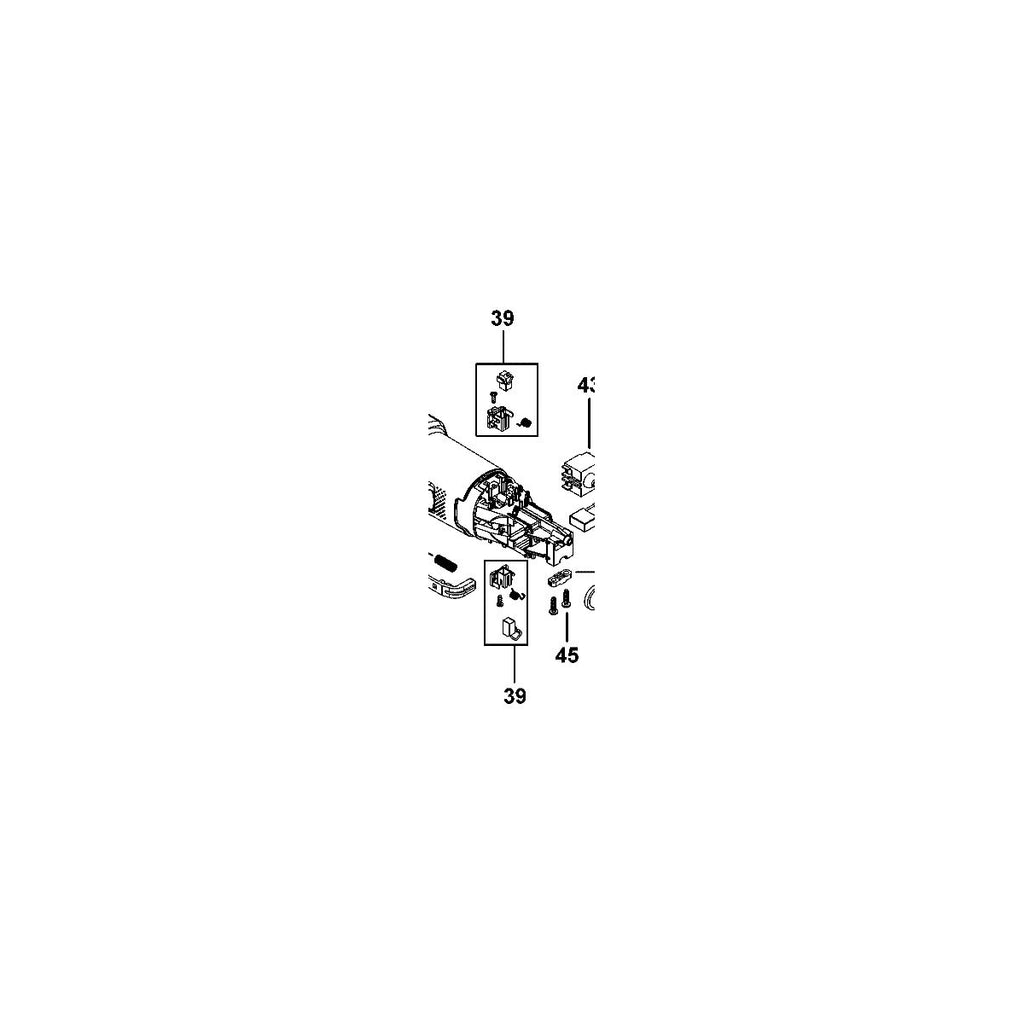  Black&Decker Jeu De Charbon Avec Support Pour Meuleuse D'angle FME811, FME812, KG750 (1004519-17)