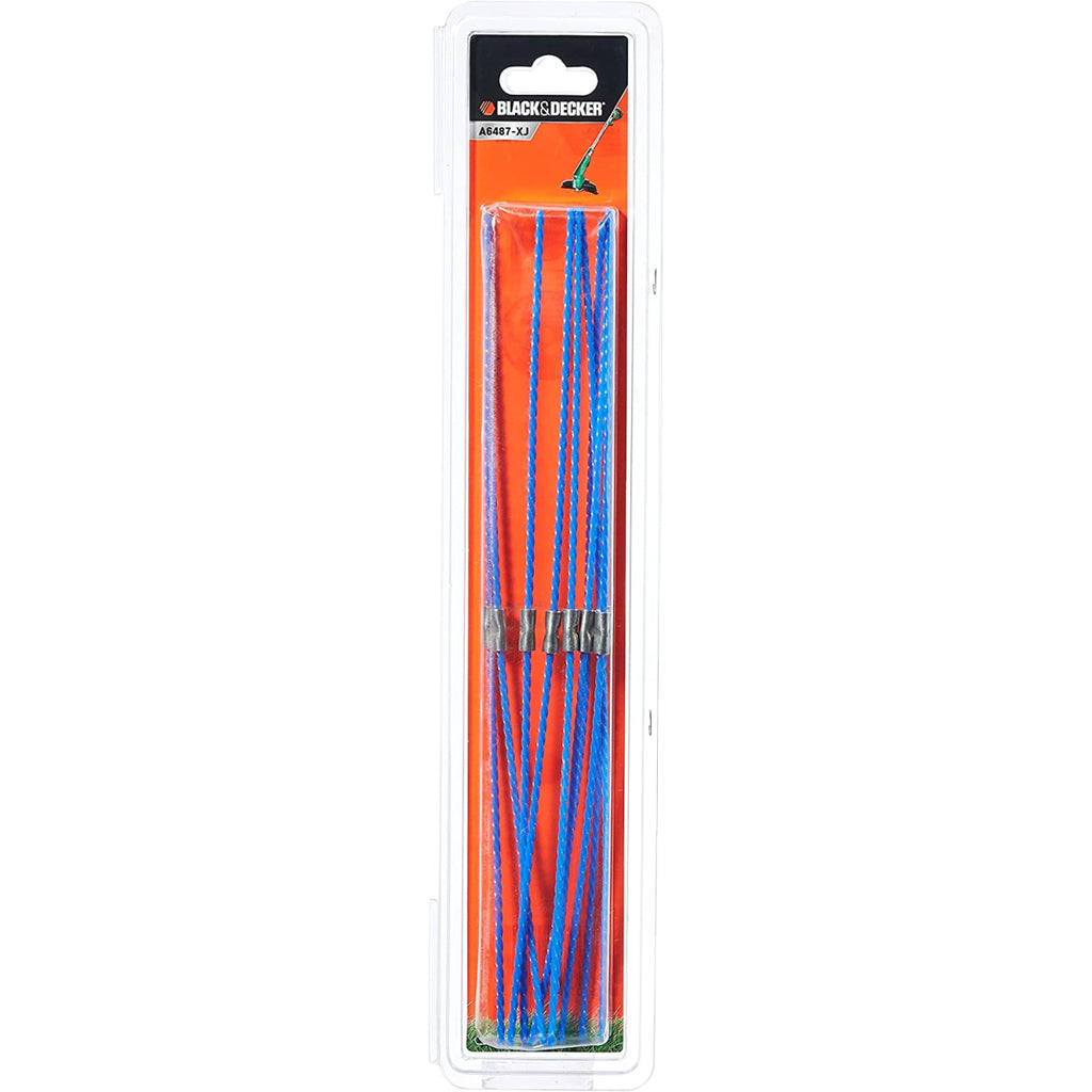  Black&Decker Lot De 10 Fils HDL A6487-XJ Pour Coupe Bordure GL675, GL680, GL685, GL686, GL687, GL690