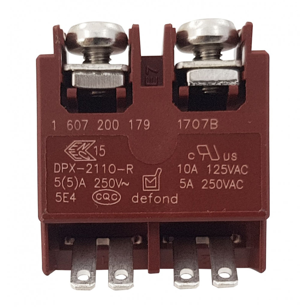  Bosch Interrupteur DPX-2110-R Pour GWS 6-115, GWS 7-115, GWS 660, GWS 7-125, GWS 850 C, CE, GWS 7-115 (1607200179)
