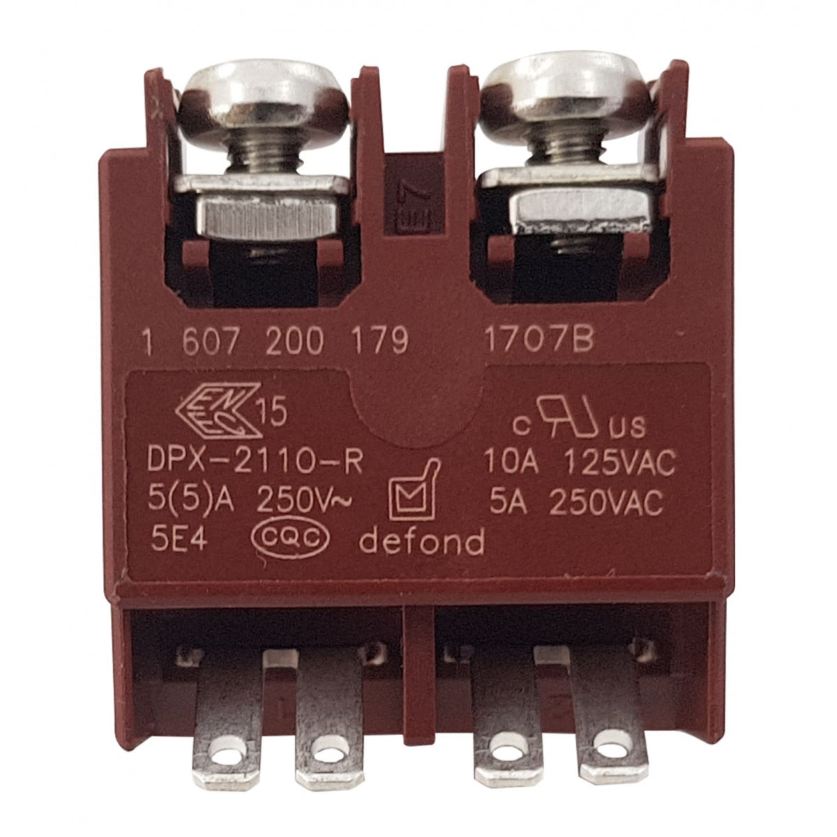  Bosch Interrupteur DPX-2110-R Pour GWS 6-115, GWS 7-115, GWS 660, GWS 7-125, GWS 850 C, CE, GWS 7-115 (1607200179)