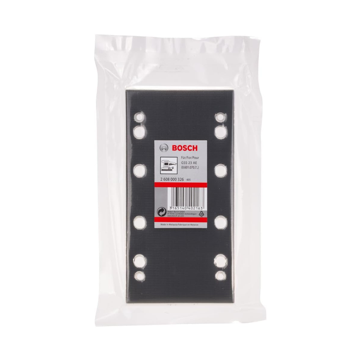  Bosch Plateau De Ponçage 93x185mm GSS 23 AE Professional (2608000326)