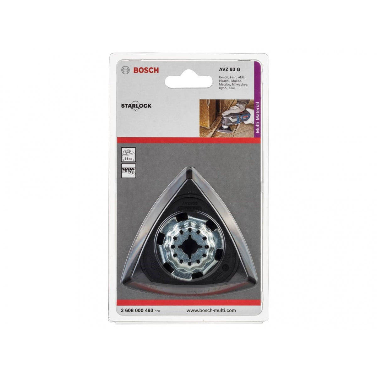  Bosch 2608000493 Plateau De Ponçage Starlock AVZ 93 G (GOP PMF FEIN)