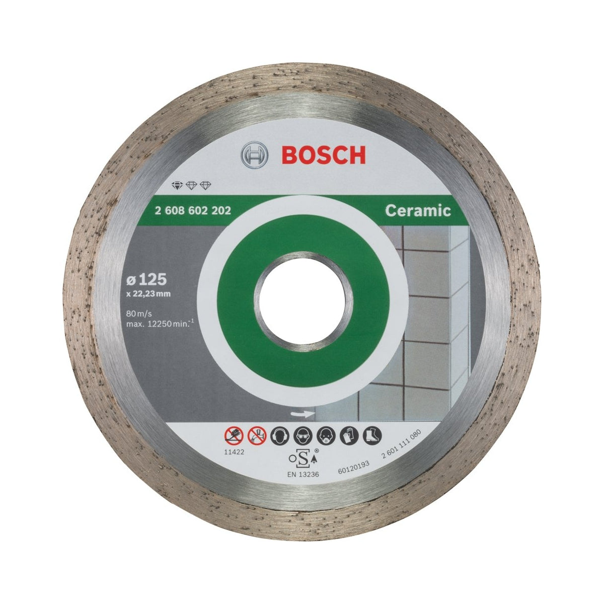  Bosch 2608602202 Disques à Tronçonner ø125mm Diamantés Standard For Ceramic