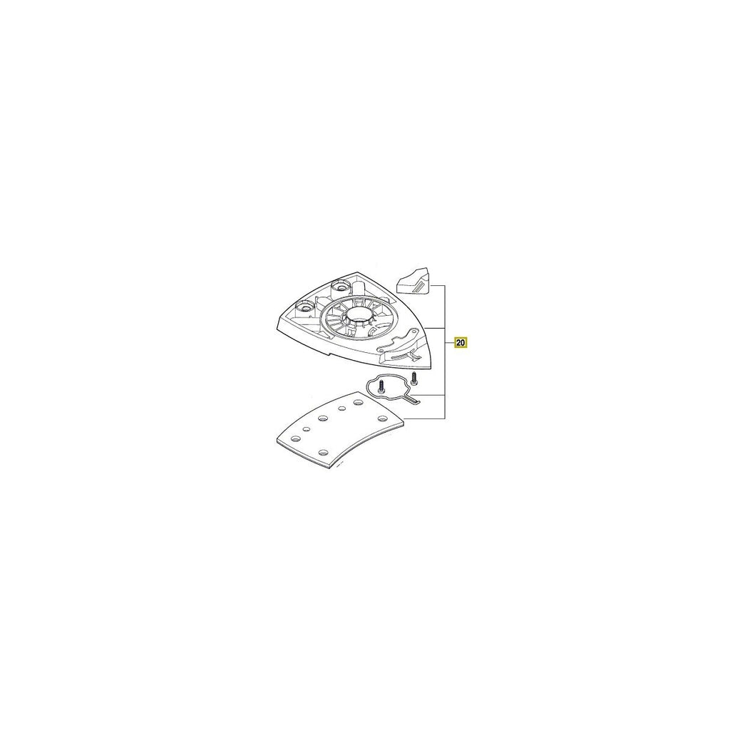  Bosch Plateau De Ponçage Pour Ponceuse PSM 18 LI (2609004489)