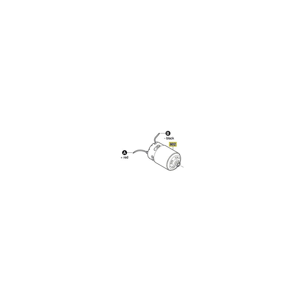  Bosch Moteur 14.4V - 18V à Courant Continu PSR14.4LI, PSR1440LI-2, PSR1800LI-2 (2609005257)