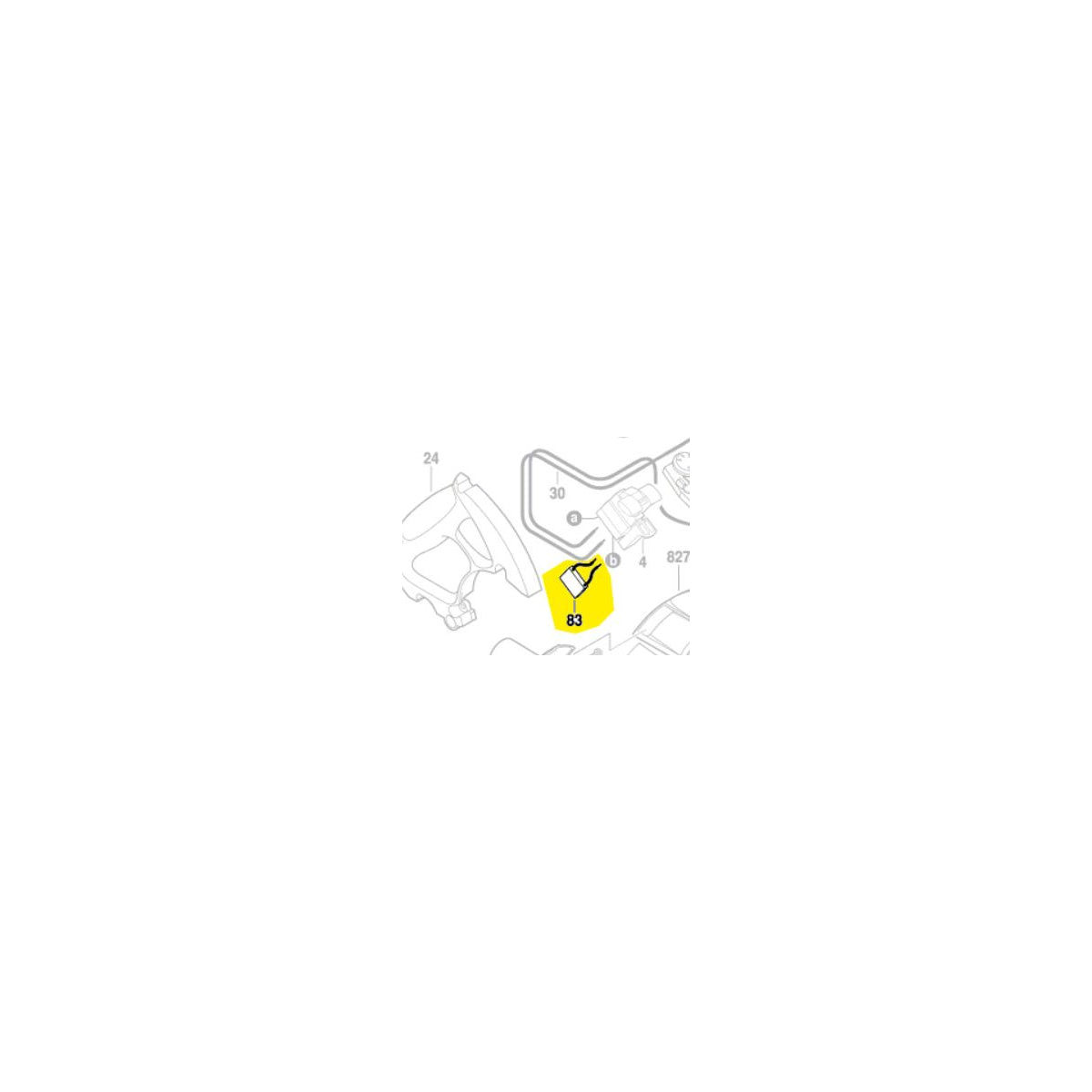  Bosch 2610916645 Filtre Antiparasitaire Pour Scie Circulaire GKS65CE, GKS65G, GKS65GCE, GKS65