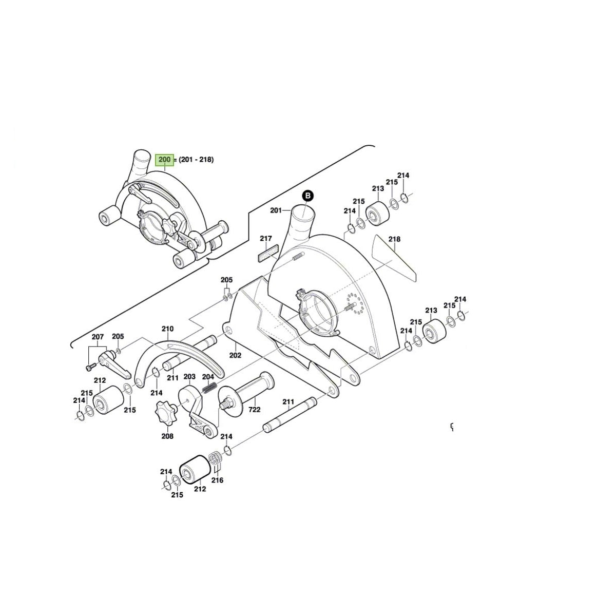  Bosch 3605500127 Capot De Protection GNF65A