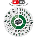  Bosch AL 18V-44 Chargeur Rapide De Batterie Pour Outils 14,4V & 18V (1600A031X0)