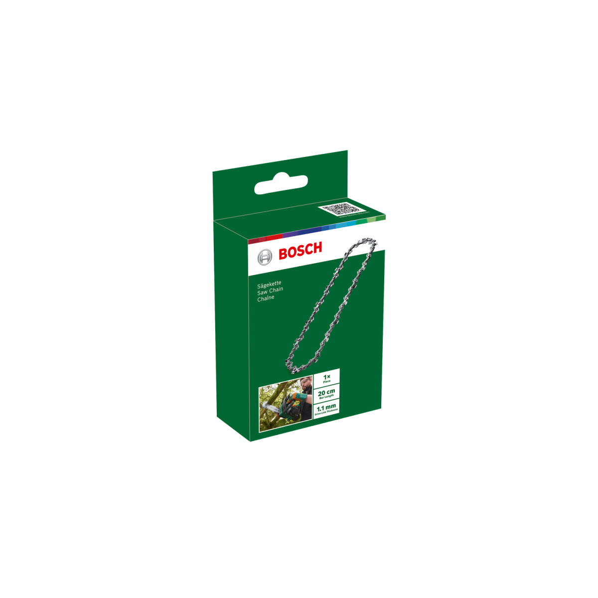  Bosch Chaîne De Tronçonneuse 20 Cm (1,1 Mm) F016800489