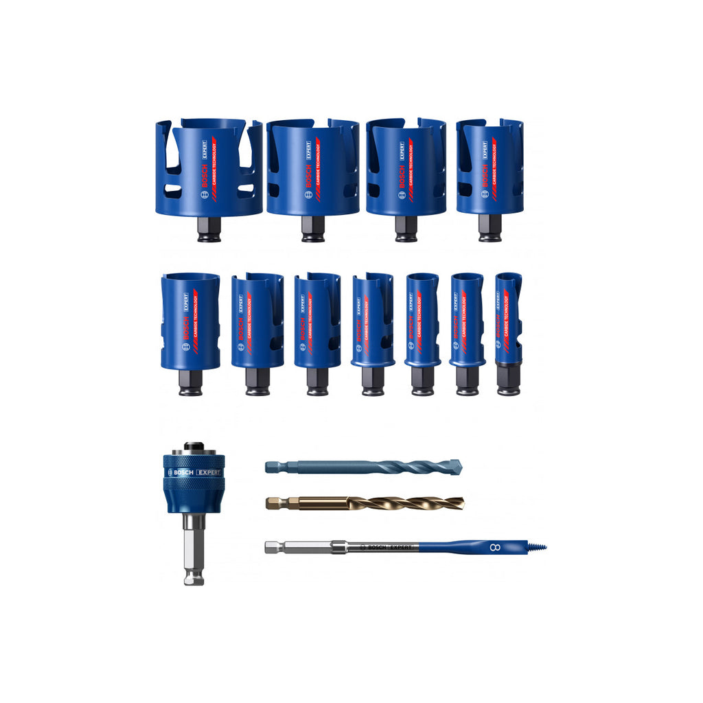  Bosch Coffret De 11 Scies Trépans Carbure EXPERT & 1 Couteau Suisse Offert (2608900489)