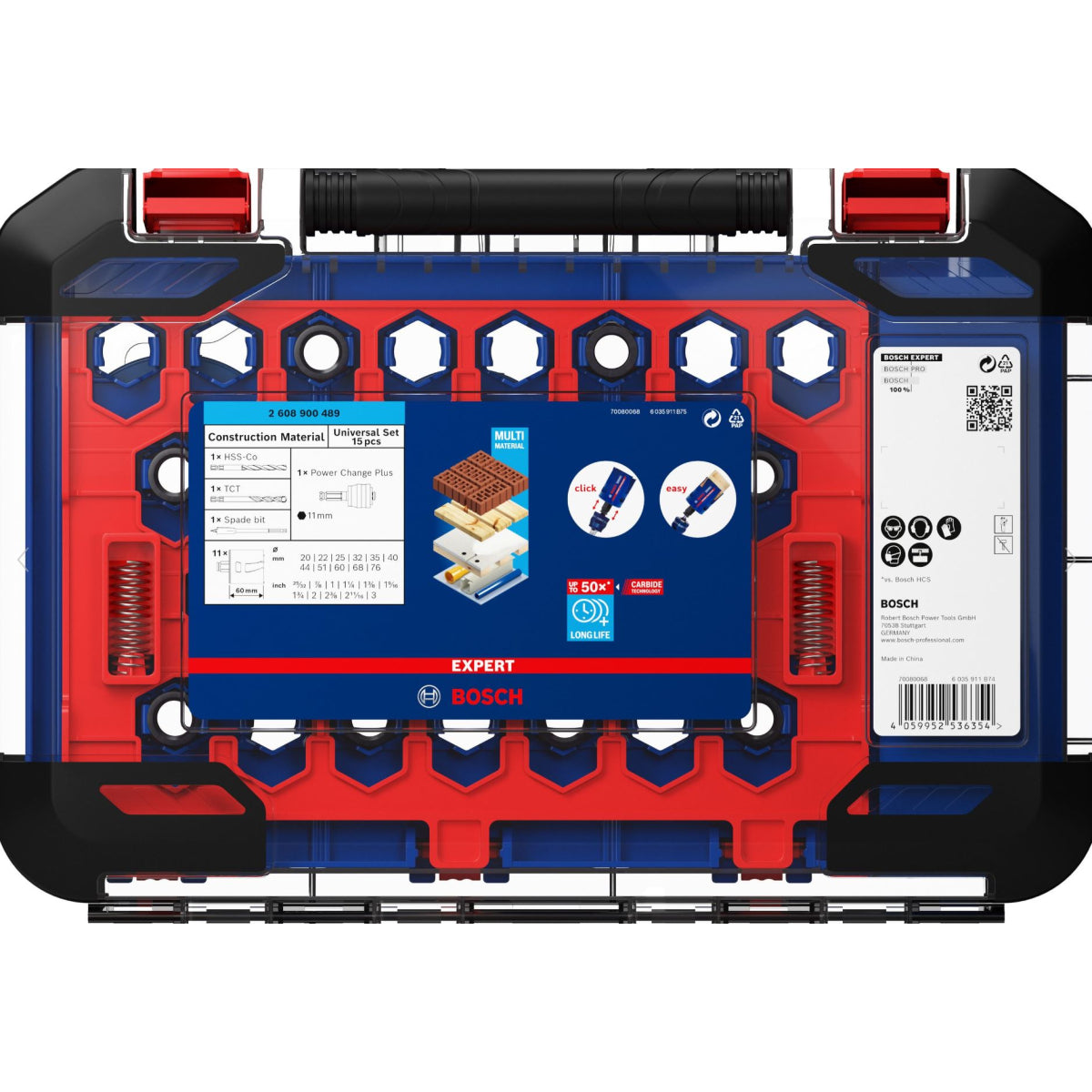  Bosch Coffret De 11 Scies Trépans Carbure EXPERT & 1 Couteau Suisse Offert (2608900489)