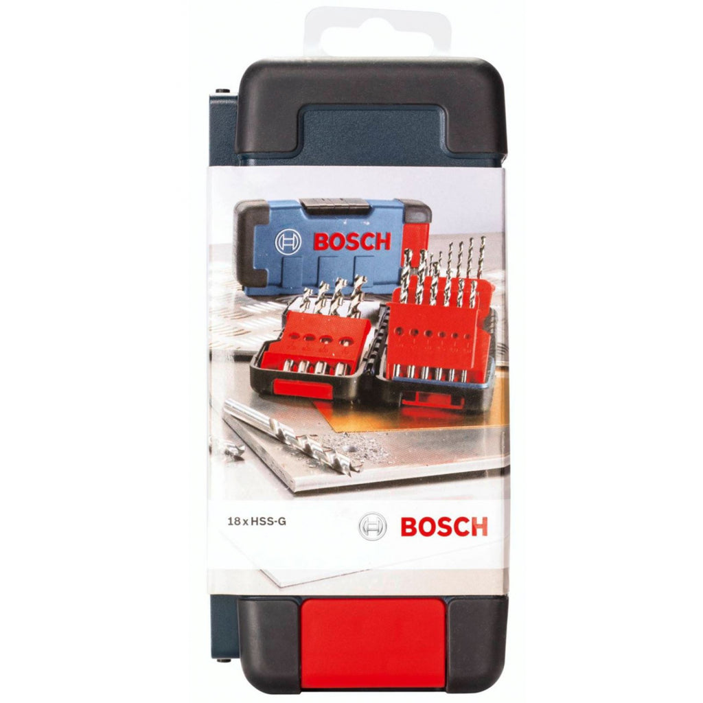  Bosch Coffret De 18 Forets à Métaux HSS-G ø1 à 10mm ToughBox (2607019578)