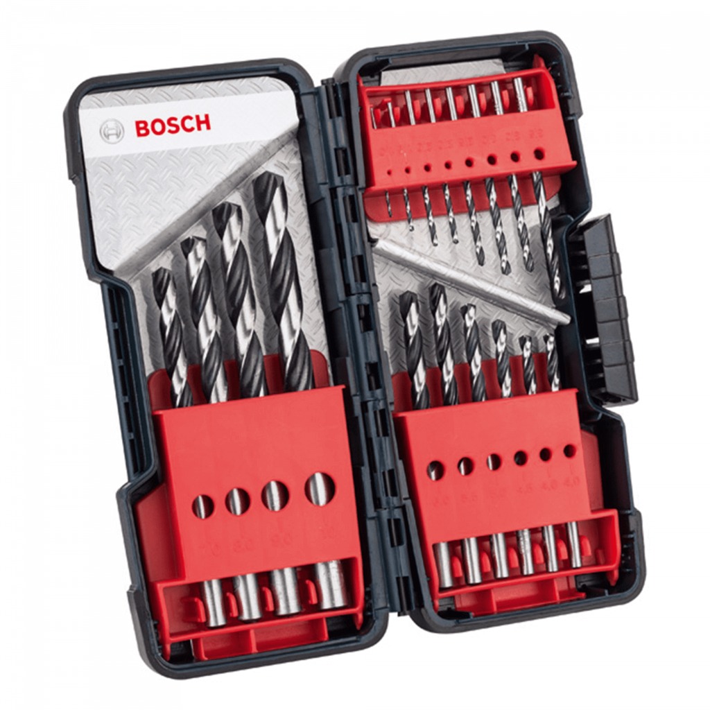  Bosch Coffret De 18 Forets à Métaux Point TeQ ø1 à 10mm ToughBox (2608577350)