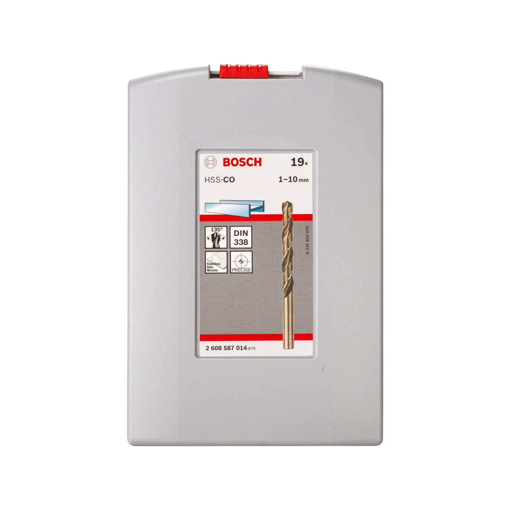  Bosch Coffret De 19 Forets à Métaux Point TeQ ø1 à 10mm (2608577351)