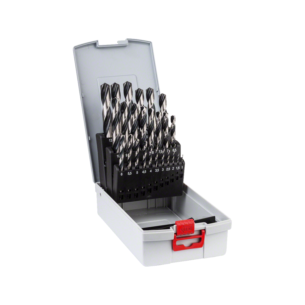  Bosch Coffret De 25 Forets à Métaux Point TeQ ø1 à 13mm (2608577352)