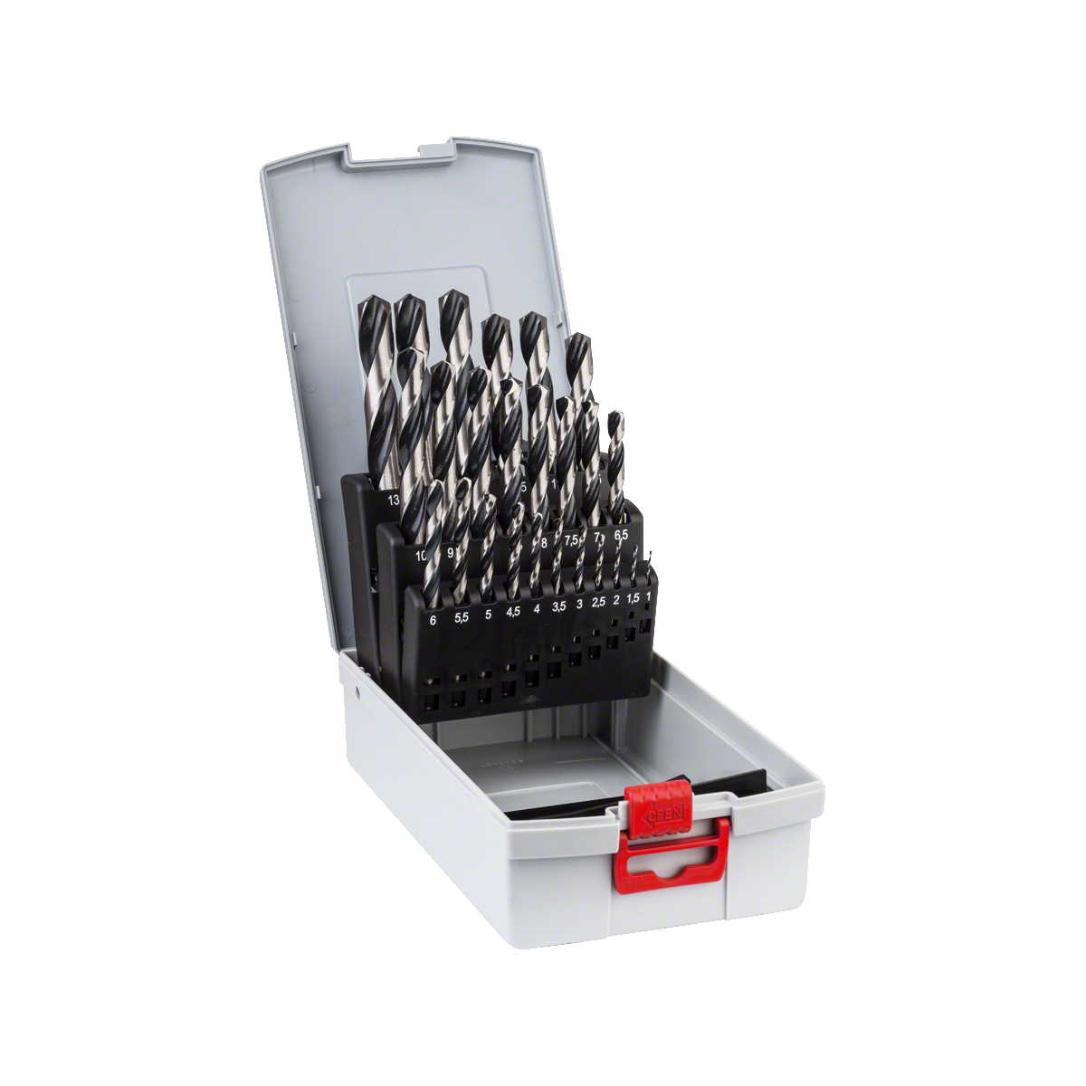  Bosch Coffret De 25 Forets à Métaux Point TeQ ø1 à 13mm (2608577352)