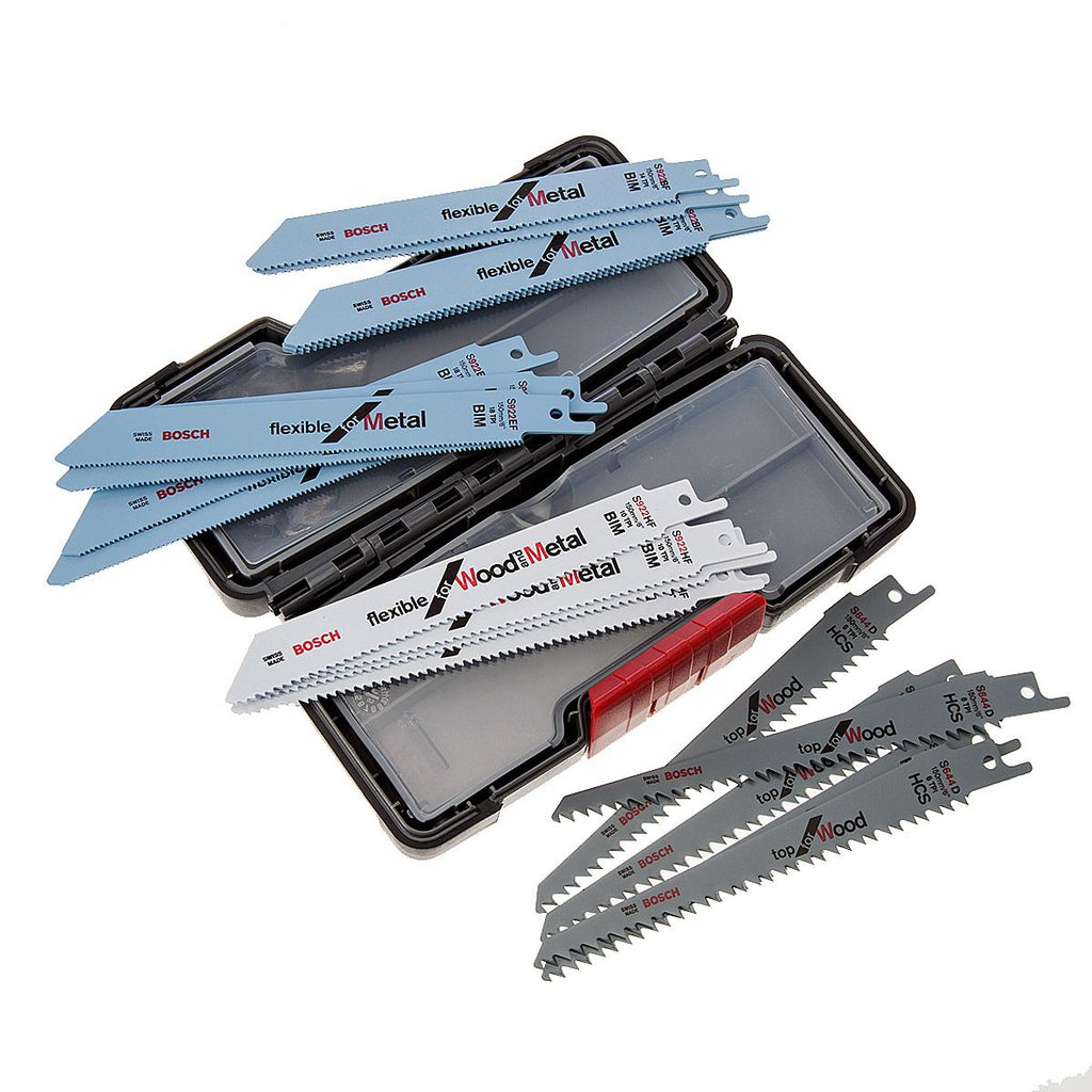 Bosch Coffret De 20 Lames De Scie Sabre Wood And Metal + Tough Box (2607010902)