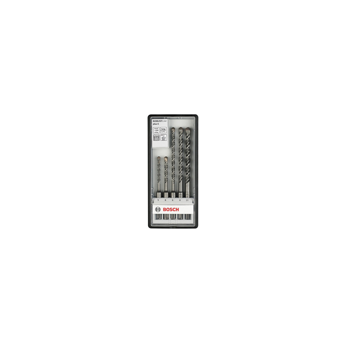  Bosch Coffret De 5 Forets Béton SDS-plus S4L Robust Line (2607019927)